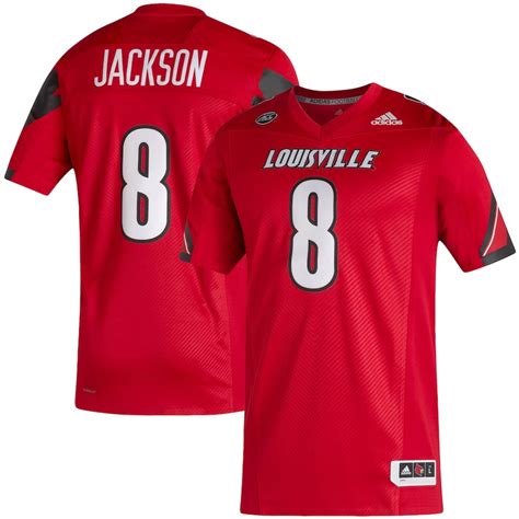 men's adidas lamar jackson red louisville cardinals premier replica jersey|adidas Lamar Jackson Louisville Cardinals Red Premier Replica Jersey.